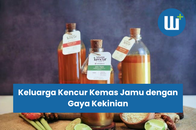 Keluarga Kencur Kemas Jamu dengan Gaya Kekinian